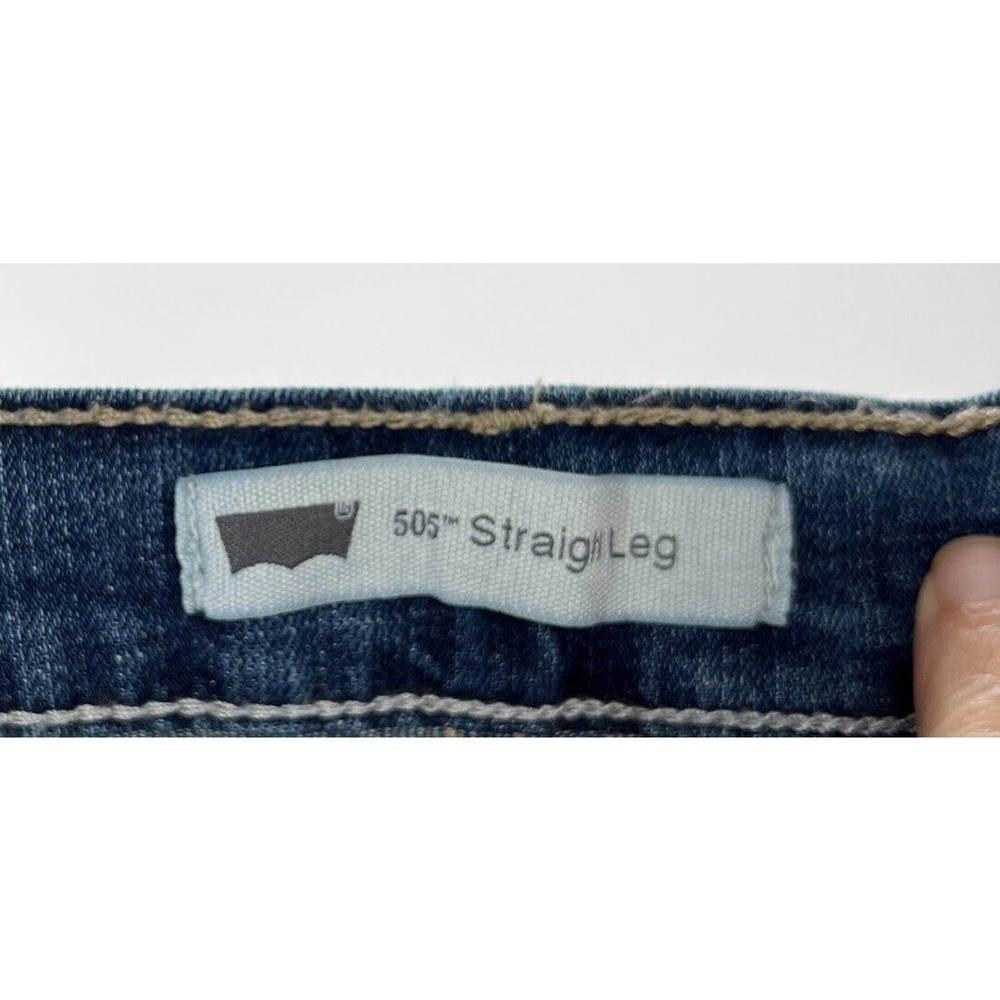 Women's Levi's 505 Straight Leg Denim Jeans Medium Wash Size 10S 30x30 - Picture 6 of 9